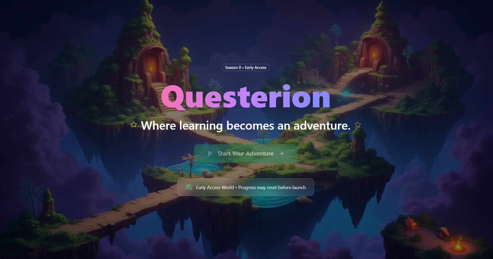 Questerion - Gamified Learning Platform